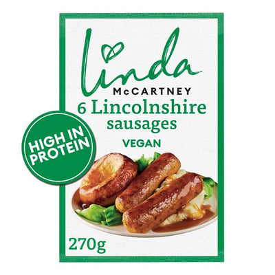 M&S Linda McCartney Saucisses végétariennes du Lincolnshire 270g - Acheter en ligne chez McGrocer