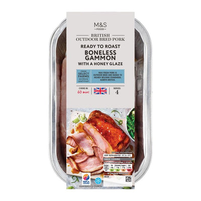 M&S M&S لحم خنزير بريطاني مربى في الهواء الطلق بدون عظم مع صلصة العسل مفصل 600 جرام - اشترِ عبر الإنترنت من McGrocer