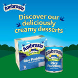 Ambrosia Rice Pudding Snack Pots 120g 4 Pack - British product