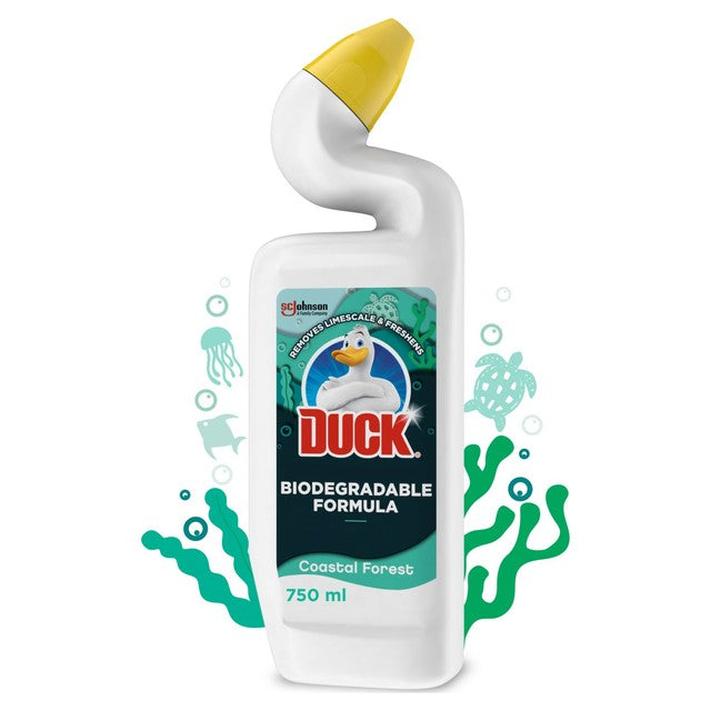 Duck Biodegradable Toilet Cleaning Liquid Coastal Forest 750ml - British product