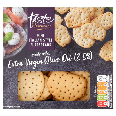 Sainsburys Mini Italienische Fladenbrote, Sorte Taste the Difference 100g