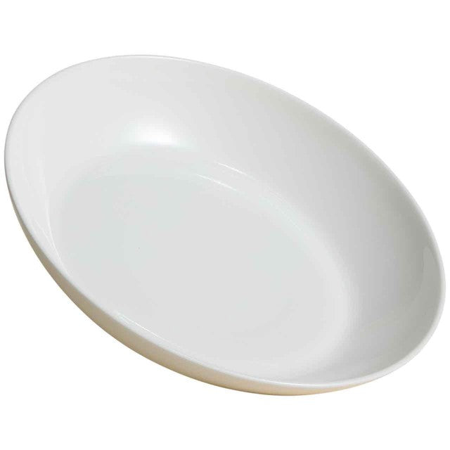 M&S straight sided china pasta bowl white - British product