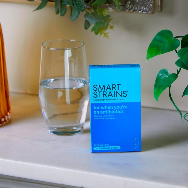 Smart Strains probiotic capsules for antibiotics 30 capsules (British brand)