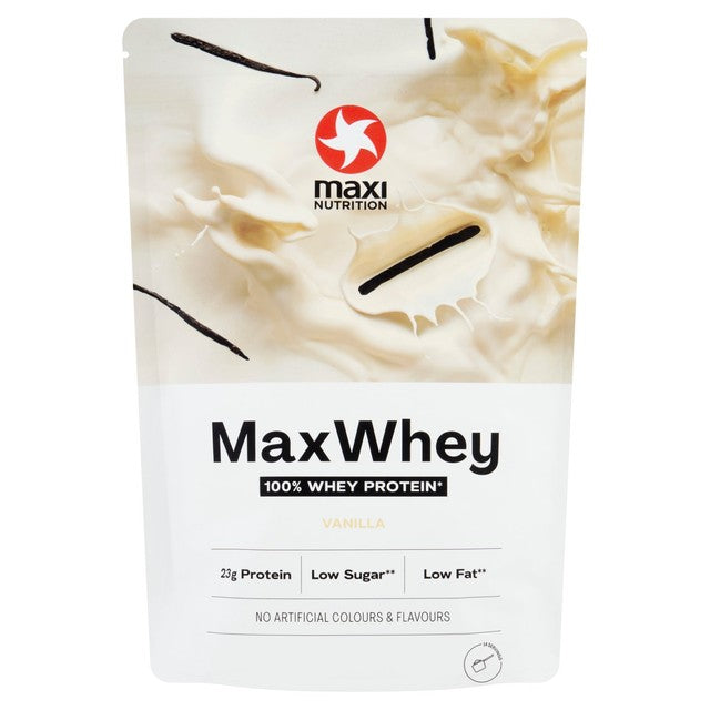 Maximuscle Vanilla Whey Protein Powder 420g, imported from the UK