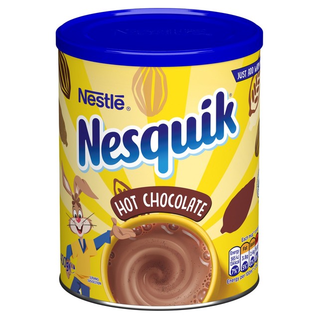 Nesquik Hot Chocolate Drink Mix 400g, imported from the UK
