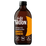 Lazy Moon organic kombucha with ginger and turmeric, UK version