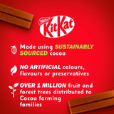 KitKat 2 Finger milk chocolate biscuit bars multipack (British brand)