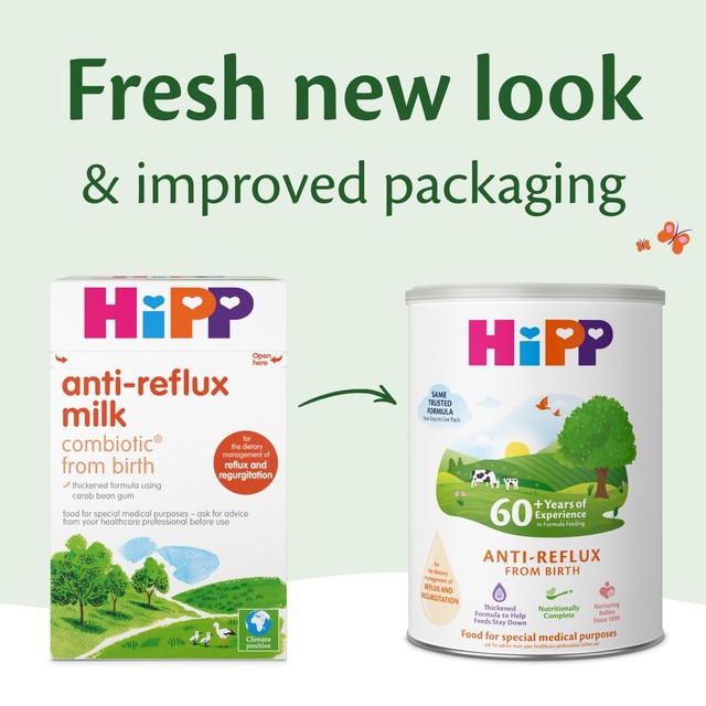 HiPP anti reflux baby milk formula 800g, UK version