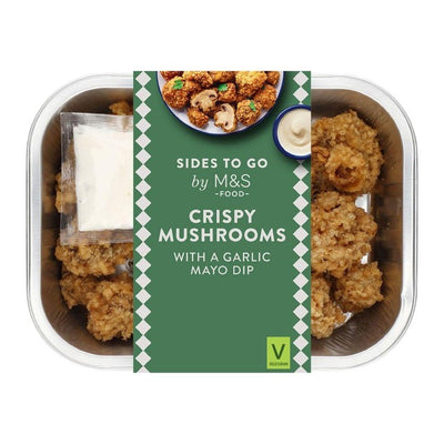 M&S knusprig panierte Pilze Vegetarische Beilage 200g