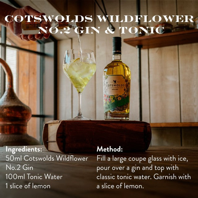 Cotswold Distillery Wildflower No.2 Gin 70cl - British product
