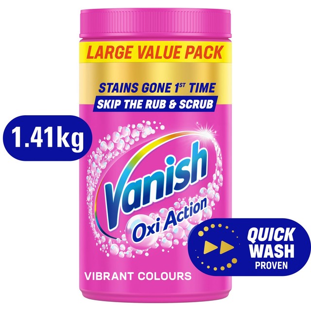 Vanish stain remover powder for colours 1.4kg (British brand)