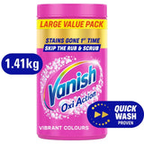 Vanish stain remover powder for colours 1.4kg (British brand)