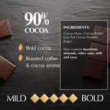 Lindt Excellence Intense Dark 90% Cocoa chocolate bar 100g, UK version