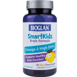 Bioglan Smart Kids Brain Formula Citrus Flavoured Omega-3 Capsules 30 Capsules - British product