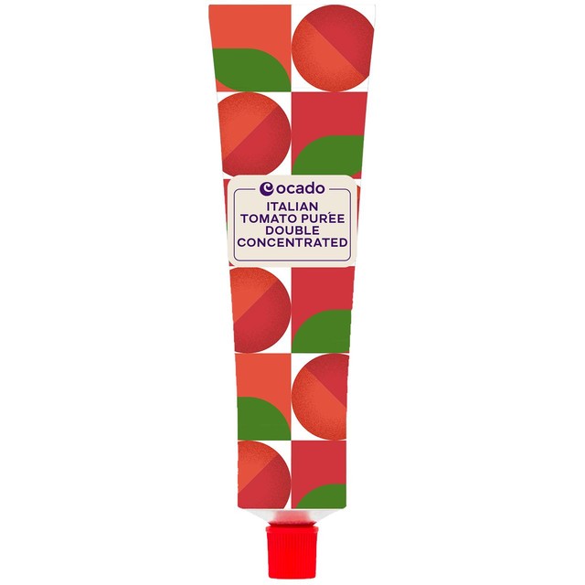 Ocado double concentrated tomato puree 200g, imported from the UK