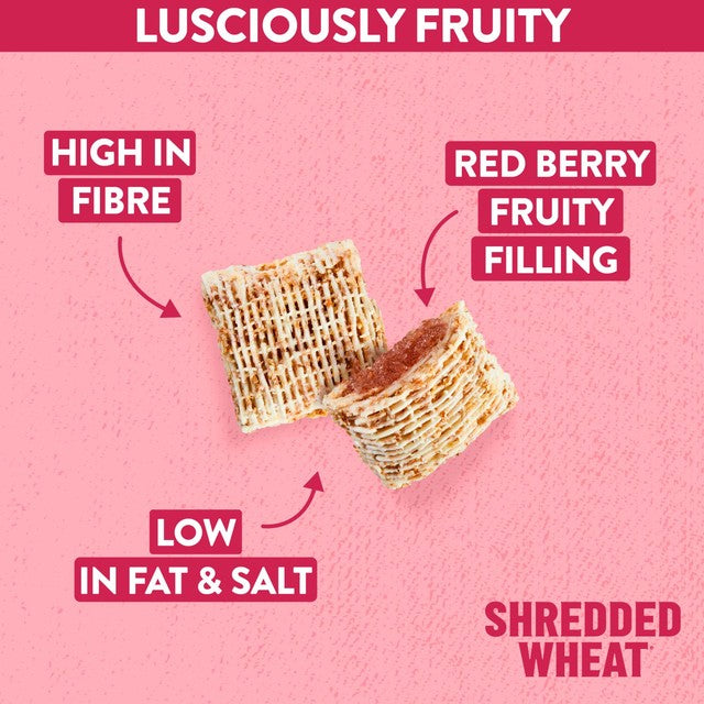 Nestle Shredded Wheat Bitesize Red Berry Wheats cereal 450g (British brand)