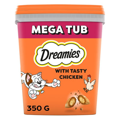 M&S Dreamies Chicken Cat Treat Biscuits 350g- Buy online at McGrocer