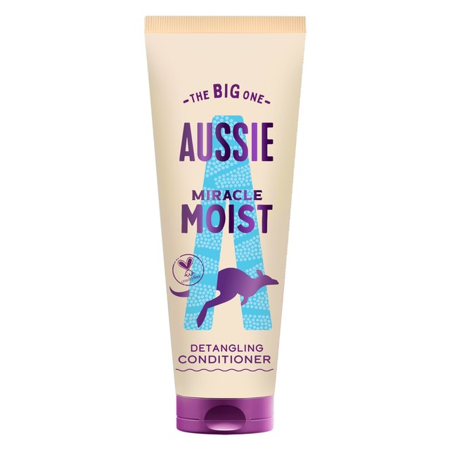 Aussie Miracle Moist hair conditioner tube - imported from the UK