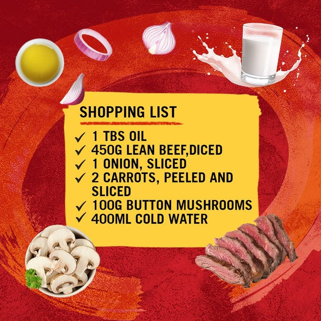 Schwartz beef bourguignon recipe mix 38g (British brand)