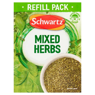 Schwartz Gemischte Kräuter Nachfüllpackung Getrocknete Kräutermischung 9g