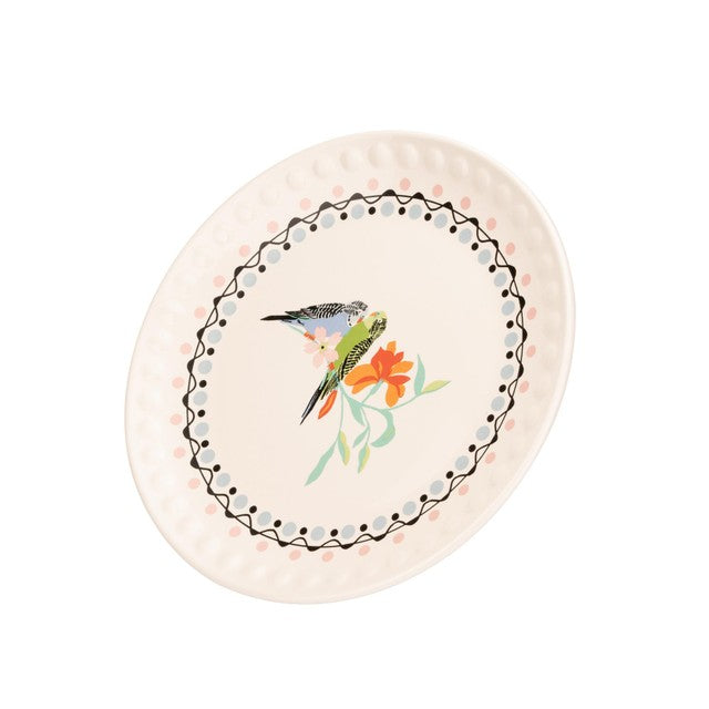 Cath Kidston Paper Birds side plate stoneware 20.5cm - British product