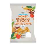M&S Honey Barbecue Lentil Chips 110g, imported from the UK