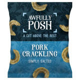 Awfully Posh sea salt pork crackling 40g - British product