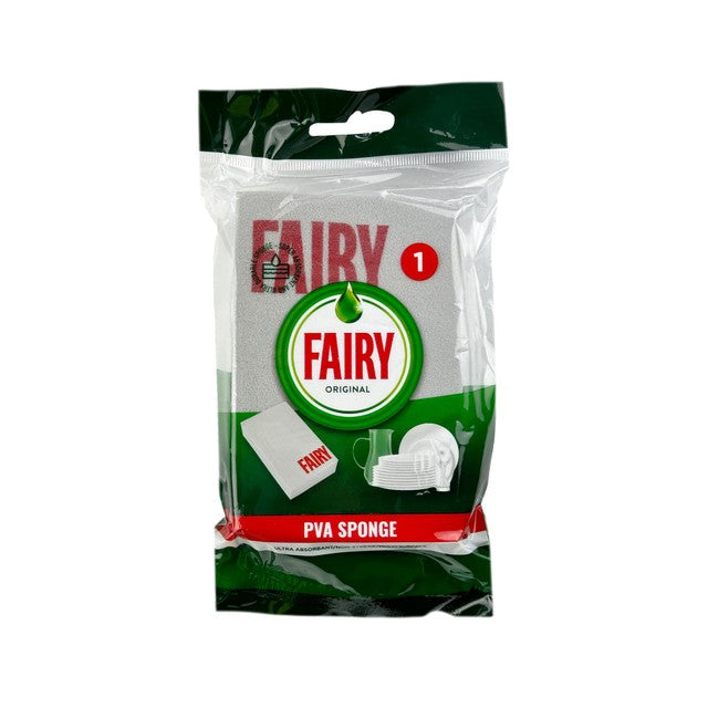 Fairy Original Ultra Absorbent Non-Streak PVA Multi-Surface Cleaning Sponge - British product