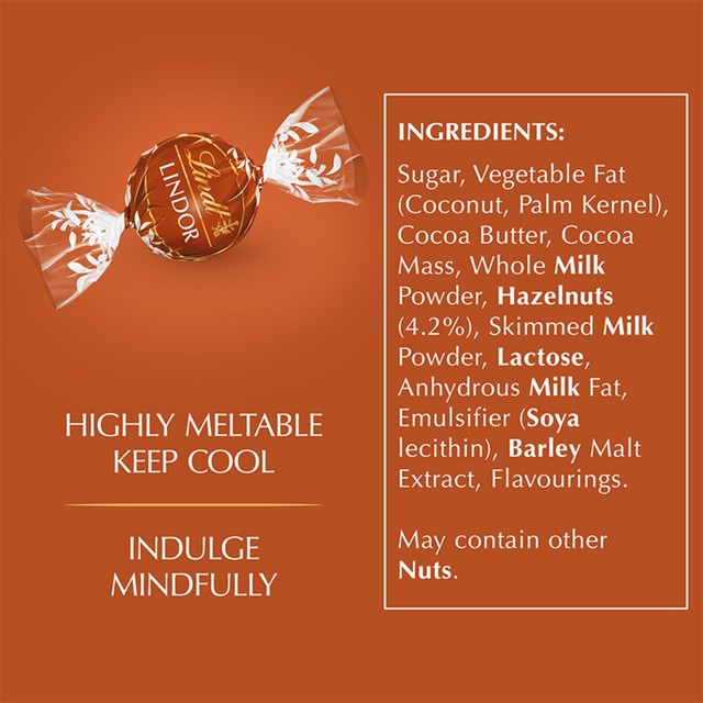 Lindt Hazelnut Chocolate Truffles 200g, UK version