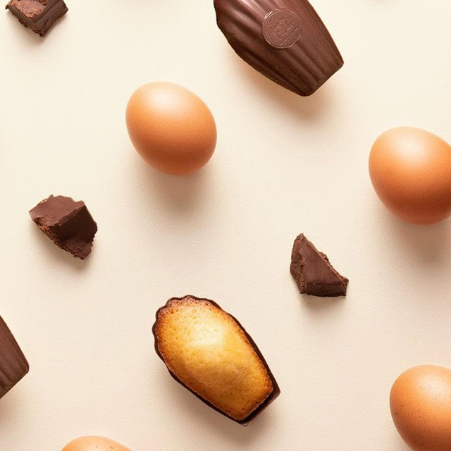Maison Colibri madeleine with dark chocolate shell 156g, imported from the UK