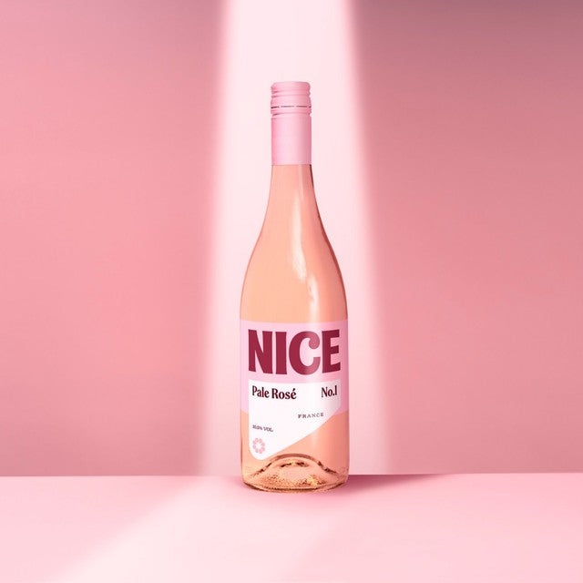 Nice Pale Rosé wine 75cl, imported from the UK
