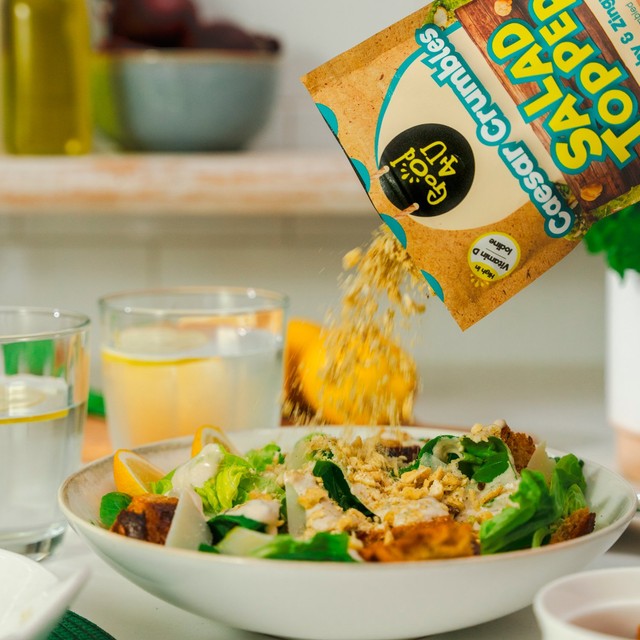 Good4U Caesar Crumbles salad topper 130g, UK version