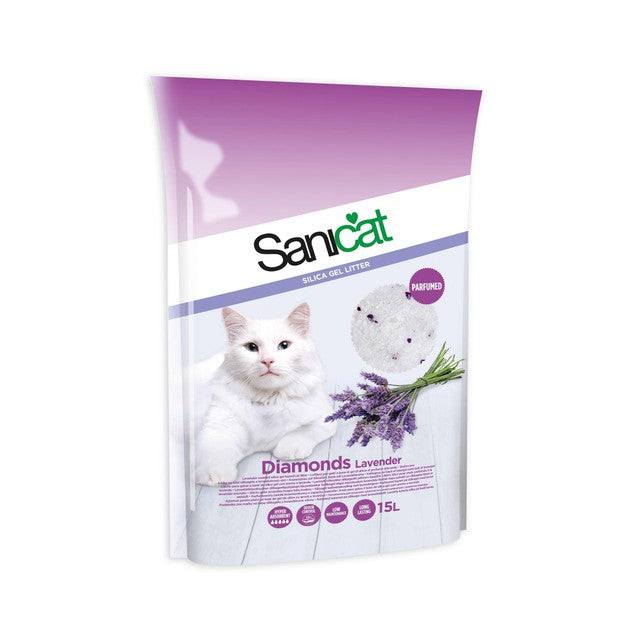 Sanicat Lavender Cat Litter 15L (British brand)