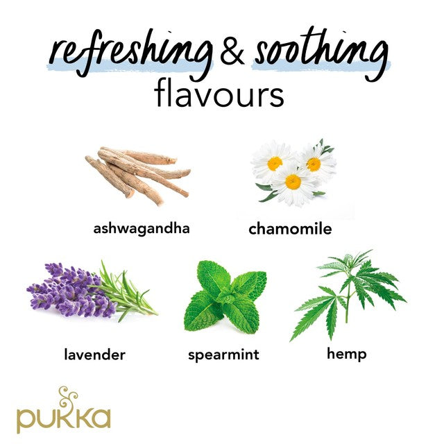 Pukka Herbs chamomile herbal tea bags 20 bags, imported from the UK
