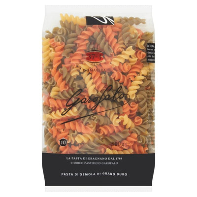 Garofalo Fusilli Tricolore Tørr Pasta 500g