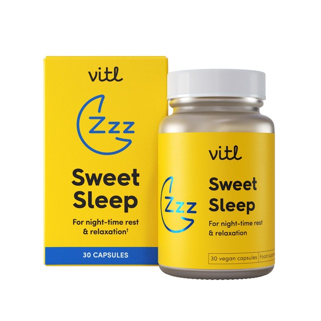 VITL Sweet Sleep supplement 30 capsules (British brand)