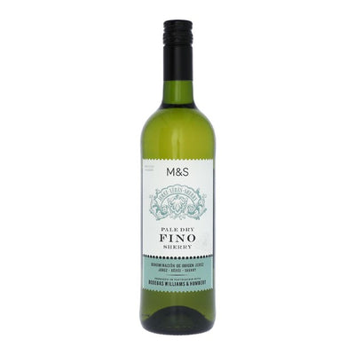 M&S M&S Fino Dry Sherry Fortified Wine 75cl- Buy online at McGrocer