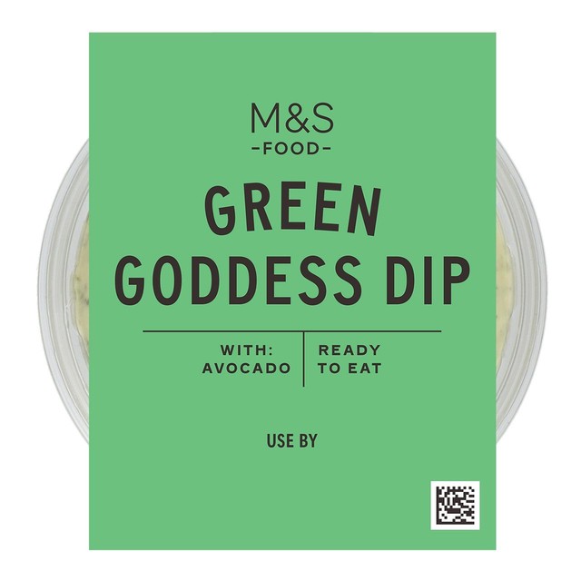 M&S Green Goddess Dip 170g, imported from the UK