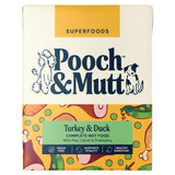 Pooch & Mutt Turkey & Duck wet dog food 375g, imported from the UK
