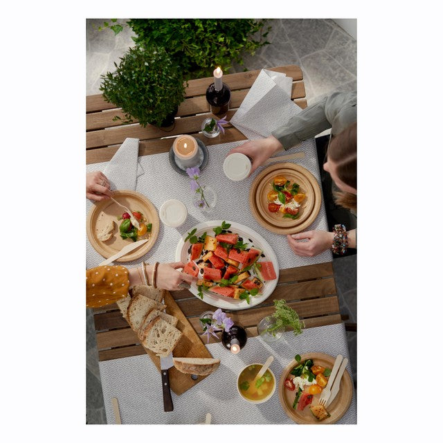Duni BioPak wooden cutlery set for 6 people - British product