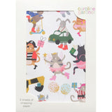 Caroline Gardner Animal Dressing Up gift wrapping paper 2 sheets - British product