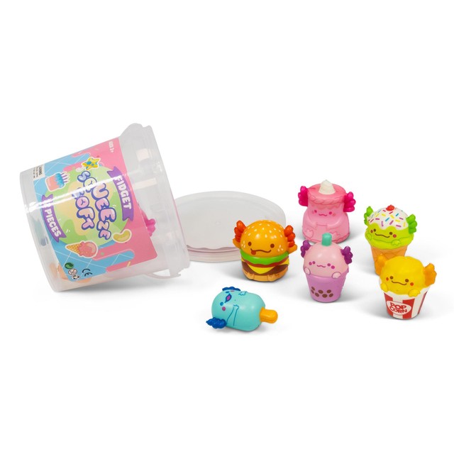 One For Fun Axolotl Mochi Party Treats squishy toy 12 pack - British product