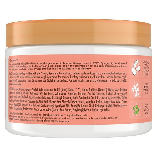 Shea Moisture Coconut & Hibiscus Curl Enhancing Smoothie 326ml (British brand)