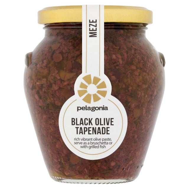 Pelagonia black olive tapenade meze jar - British product