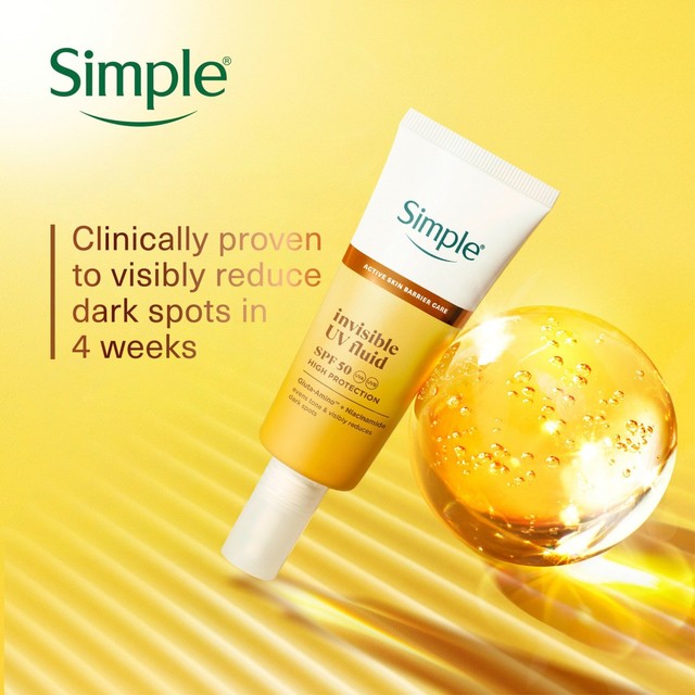 Simple SPF50 face fluid 40ml (British brand)