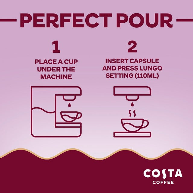 Costa Colombia Roast coffee pods 10 per pack - British product