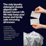 The Lab Co. laundry detergent sheets non-bio relaxing scent 64 loads (British brand)