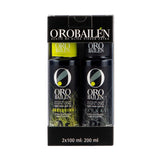 Oro Bailen olive oil gift box Arbequina Picual 2x100ml - British product