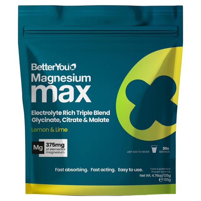 BetterYou magnesium powder Lemon & Lime 30 servings - British product