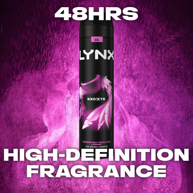 Lynx Excite Men's Body Spray 250ml, UK version